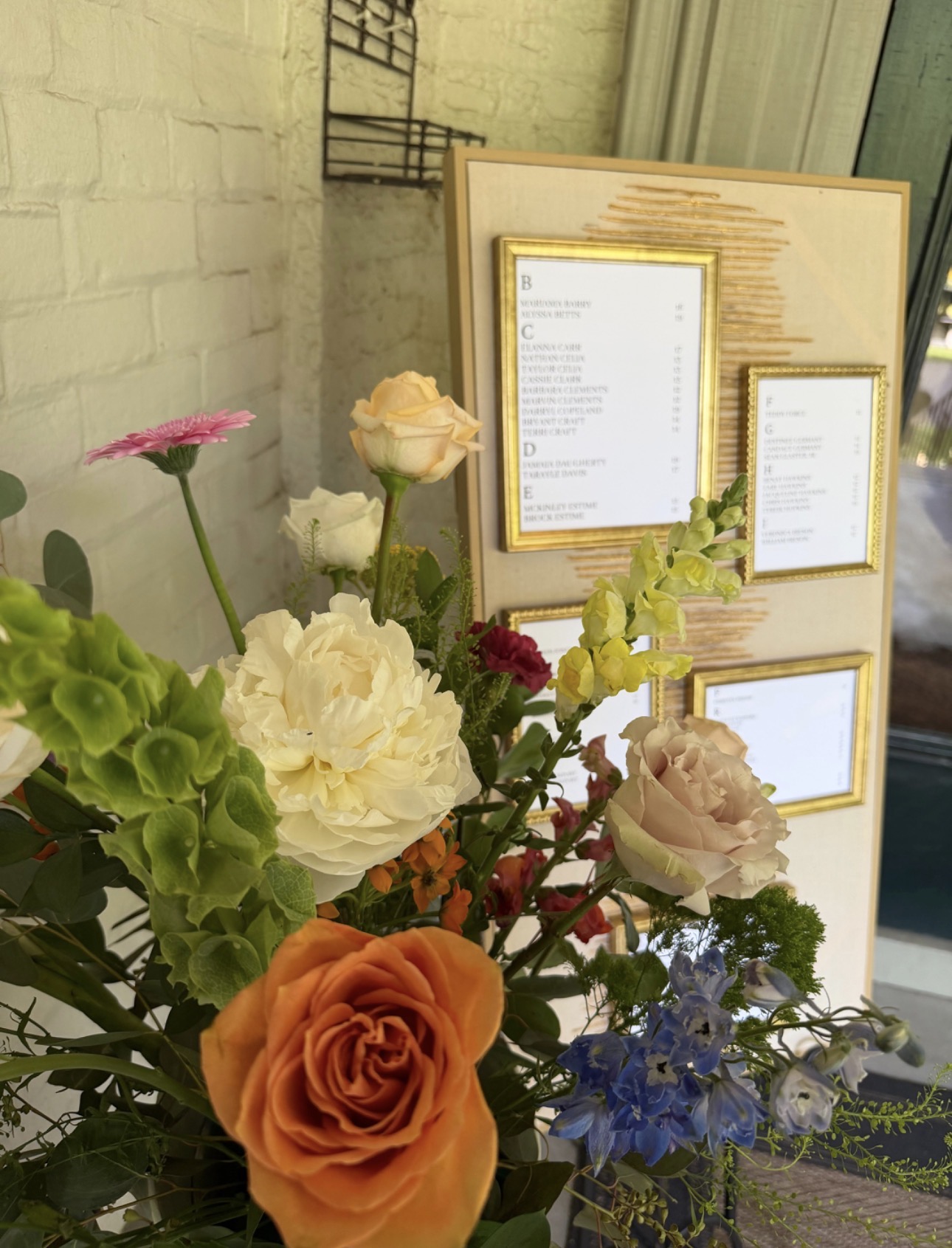 Reception flowers